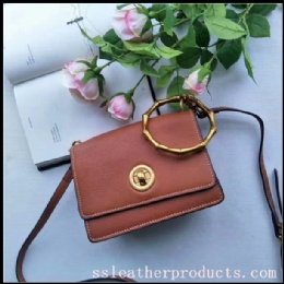 hot sale lady top layer leather shoulder bag fashion lady bag