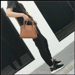 hot sale fashion designed first grain cow leather elegant lady handbag