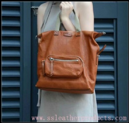 highest quality full grain cow leather special design muti function lady bag