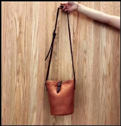 highest quality full grain cow leather trendy design lady shoulder bag