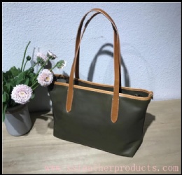 hot sale original manufacturer  first grain leather lady simple designed tote bag