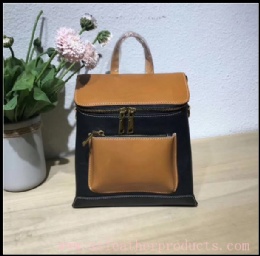 hot sale original manufacturer special designed lady leather backpack