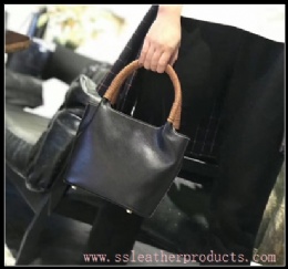 hot sale original manufacturer first grain leather lady handbag