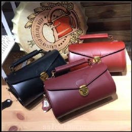 hot sale good quality first layer cow leather lady vitage handbag