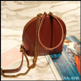 hot sale fashion designed chain lady shoulder bag from chinese lether manufacturer