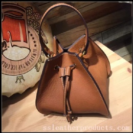 high quality leather shoulder bag fashion lady straw bag