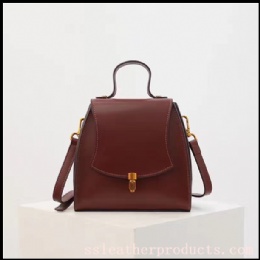 hot sale fashionn designed first layer cow leather lady muti-function handbag