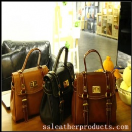 hot sale fashionn designed first layer cow leather casule lady handbag