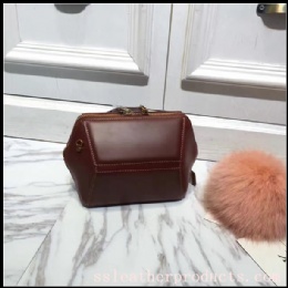 trendy designed special lady bag high quality first layer leather bag