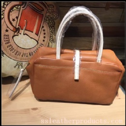 hot sale fashionn designed first layer cow leather casul soft lady handbag