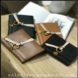 fashion designed high quality first layer cow leather wallets