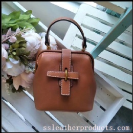 hot sale new design fashionable first layer leather lady shoulder bag