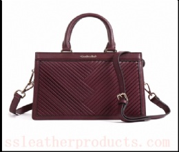 hot sale top quality genuine leather elegant lady fashion handbag