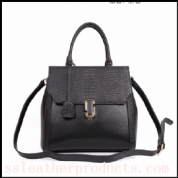 hot sale trendy design top quality genuine leather elegant lady handbag