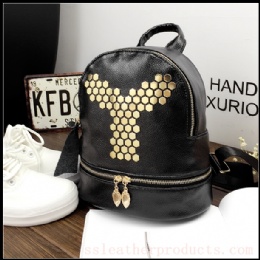 fashion designed hot sale lady casule PU satchel trendy backpack