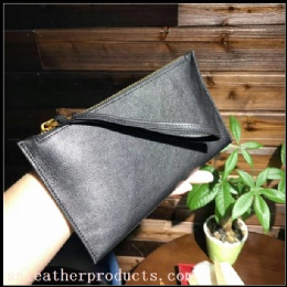 fashion designed high quality first grain cow leather long wallets