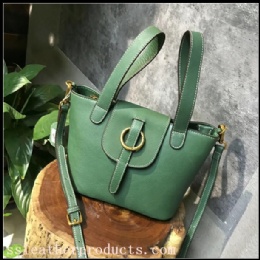 hot sale trendy designed first grain leather high quality lady handbag