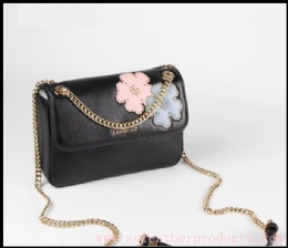 newest fashion design high quality elegant lady leather chain shoulder bag