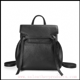 2018 hot sale original manufacturer trendy design lady leather backpack