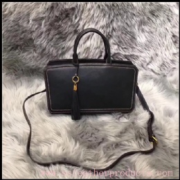 2018 newest design original manufacturer lady high quality leather tassel handbag