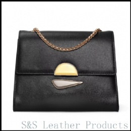 2019 newest design first layer leather elegant lady small shoulder bag