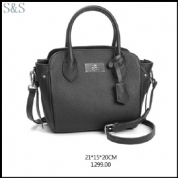 2019 classical design first layer leather elegant lady handbag